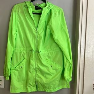 Brave Soul Neon Zip Up Jacket Size M
